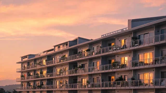 Multi-family balcony railing